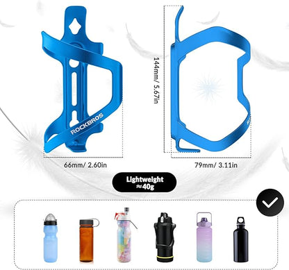 ROCKBROS Flaschenhalter Fahrrad Getränkehalter Trinkflaschenhalter Aluminiumlegierung ca. 40g