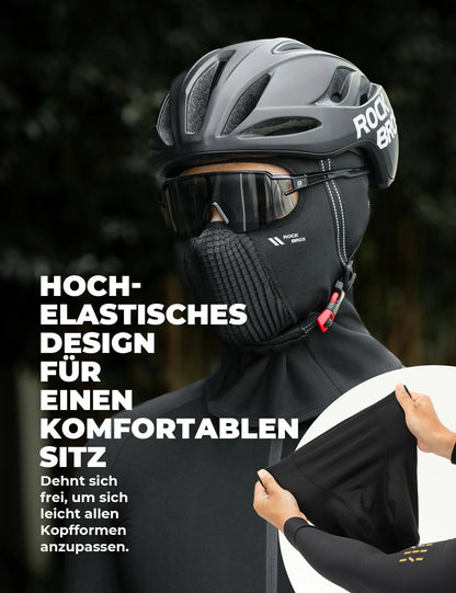ROCKBROS Fleece-Sturmhaube Winter Atmungsaktive Balaclava Skimaske