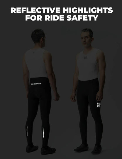 ROCKBROS Herren Fahrradhose - 3D Ergonomischer Schnitt, 6H+