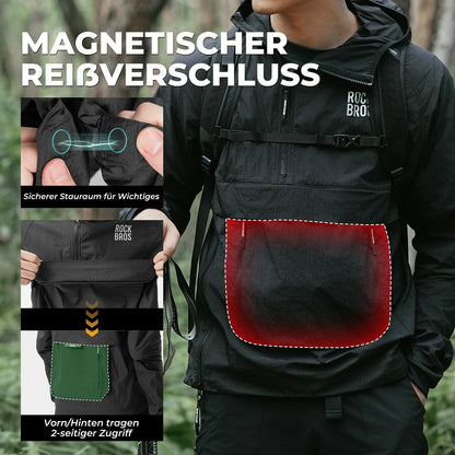 ROCKBROS Herren Fahrradjacke Winddicht