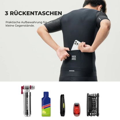 ROCKBROS Herren Fahrradtrikot Kurzarm