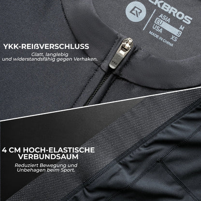 ROCKBROS Herren Fahrradtrikot Kurzarm