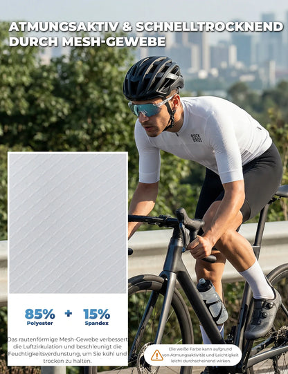 ROCKBROS Herren Kurzarm Fahrradtrikot