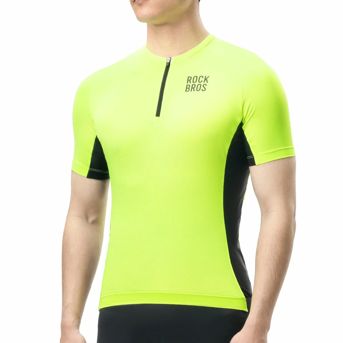 ROCKBROS Herren Radtrikot Fahrradtrikot Kurzarm, Atmungsaktiv Fahrrad Trikot