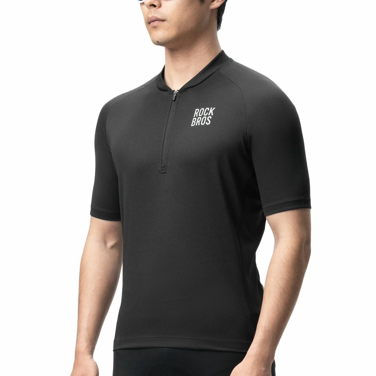 ROCKBROS Herren Radtrikot Kurzarm Fahrradtrikot Rennradtrikot Atmungsaktiv Schnell trocknend