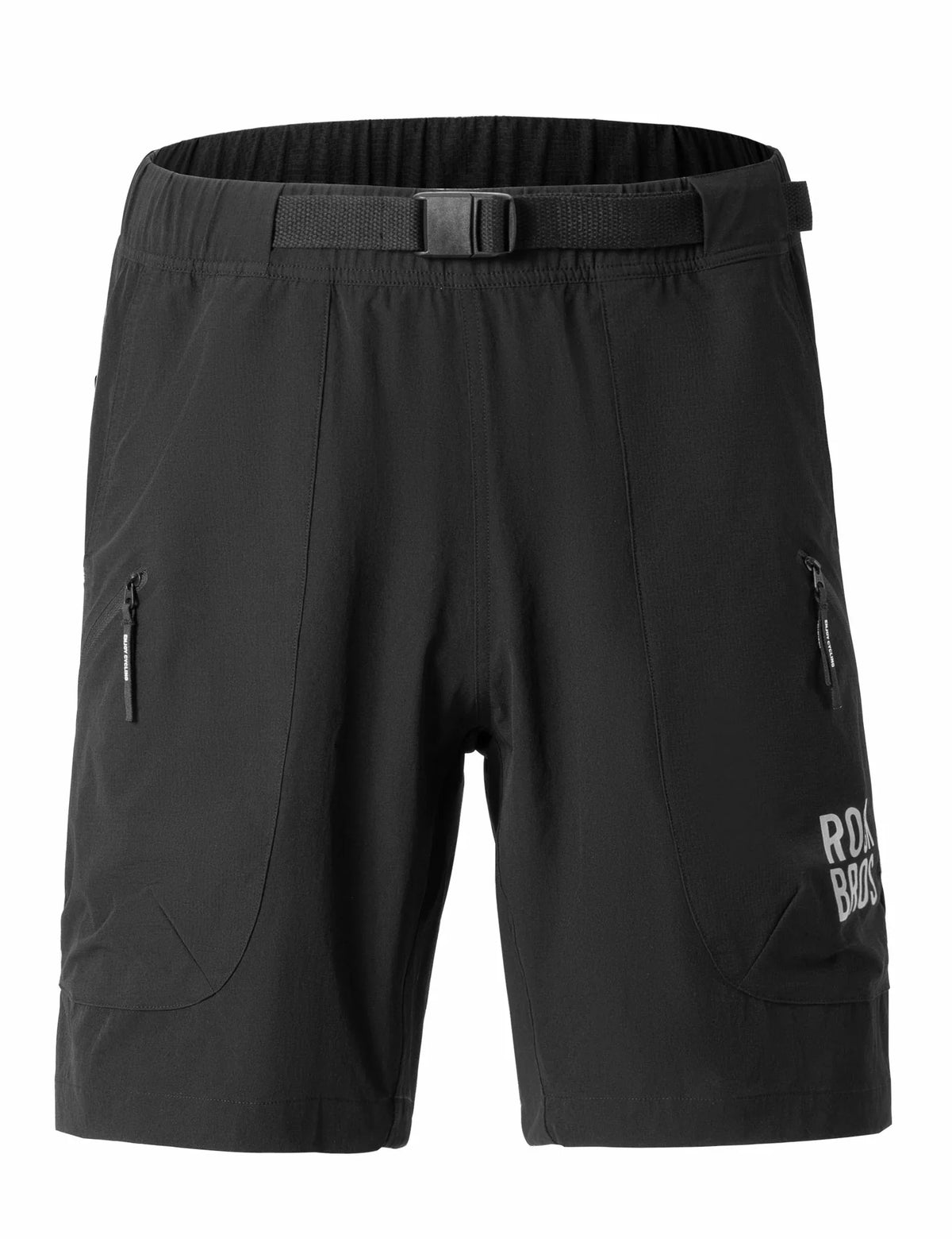 ROCKBROS Herren Sport Shorts Fahrradhose  - Magnetischer Taillengurt, 4-Taschen-Design