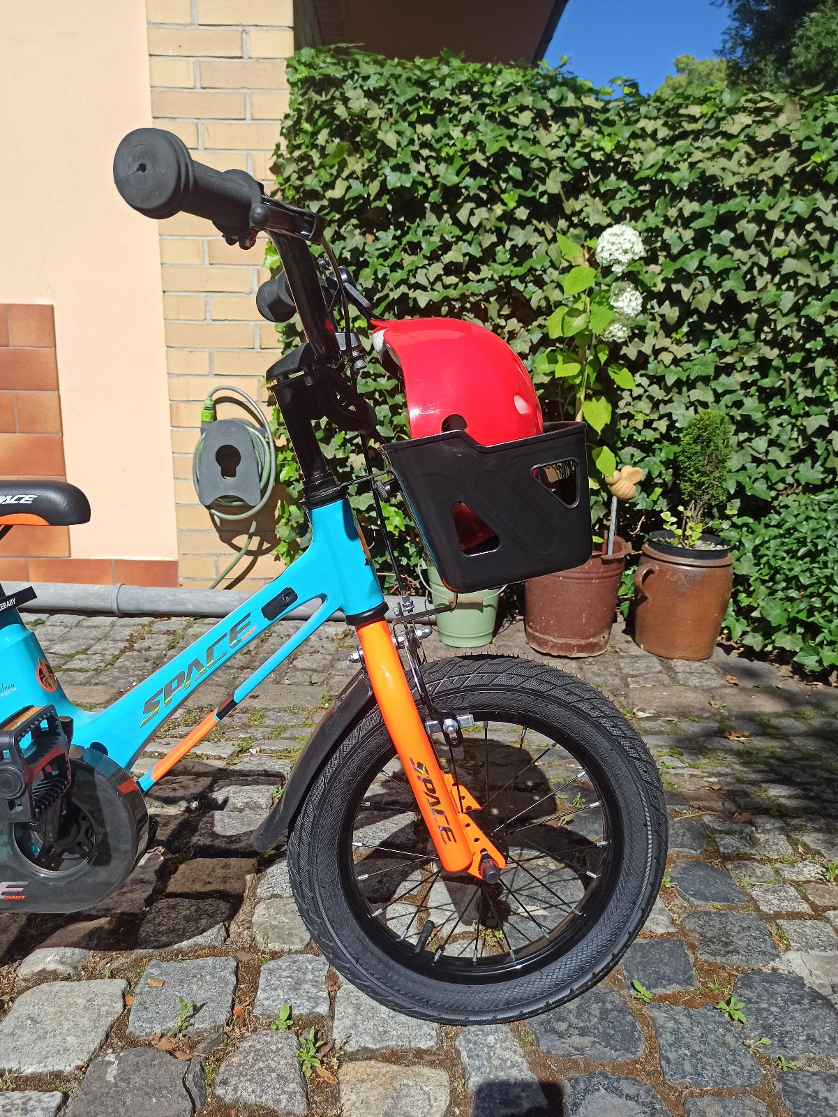 SKYS Kinderfahrrad von 3 bis 9 Jahren 14/16/18 Zoll Blau Orange –