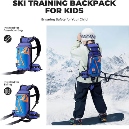 Kinder Ski-Trainingsrucksack mit Gurt Qunature