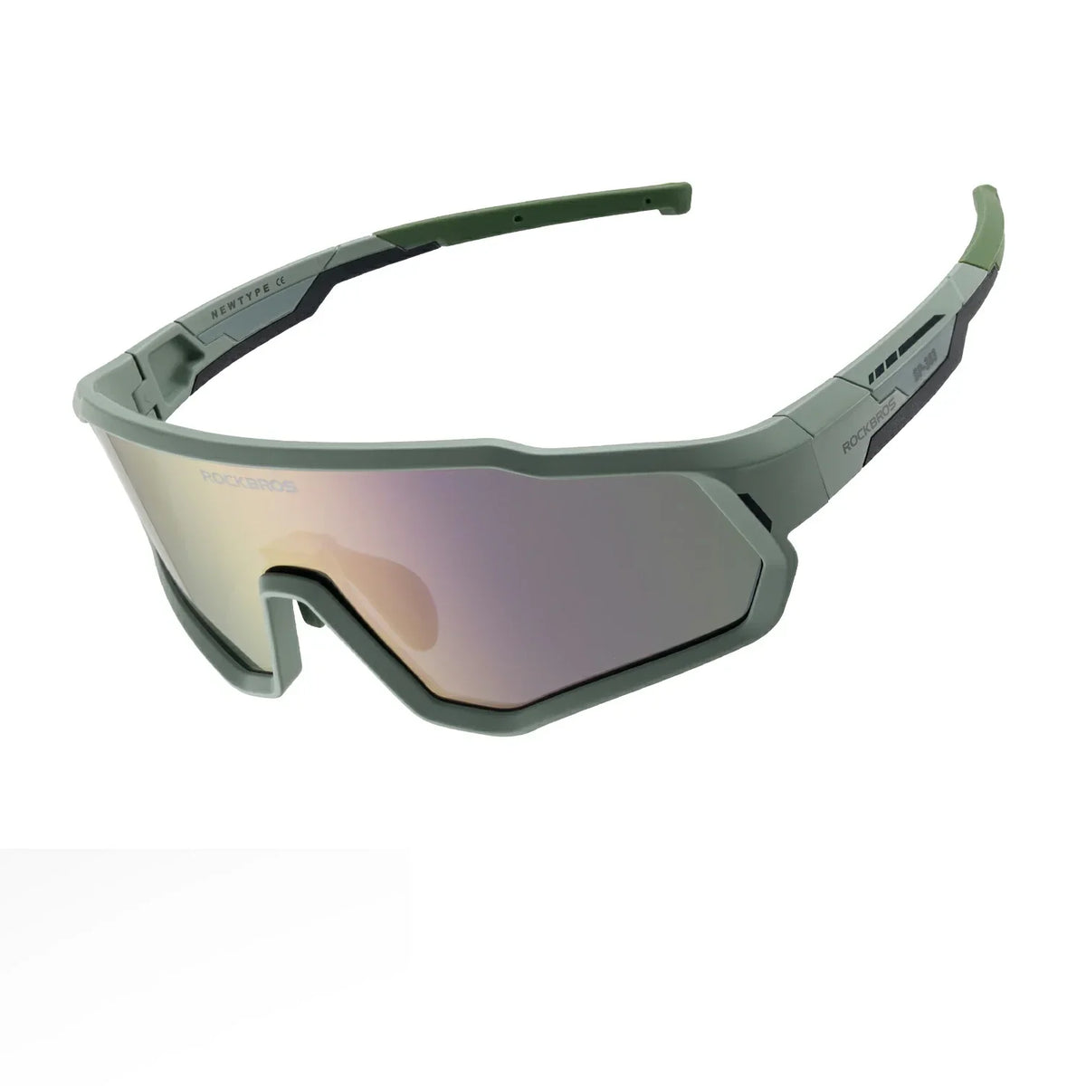 ROCKBROS Kinder Fahrrad Sonnenbrille - Polarisiert/Photochrom mit UV400 Schutz