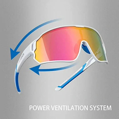 ROCKBROS 10134 Fahrradbrille Polarisiert Sonnenbrille mit UV400-Schutz