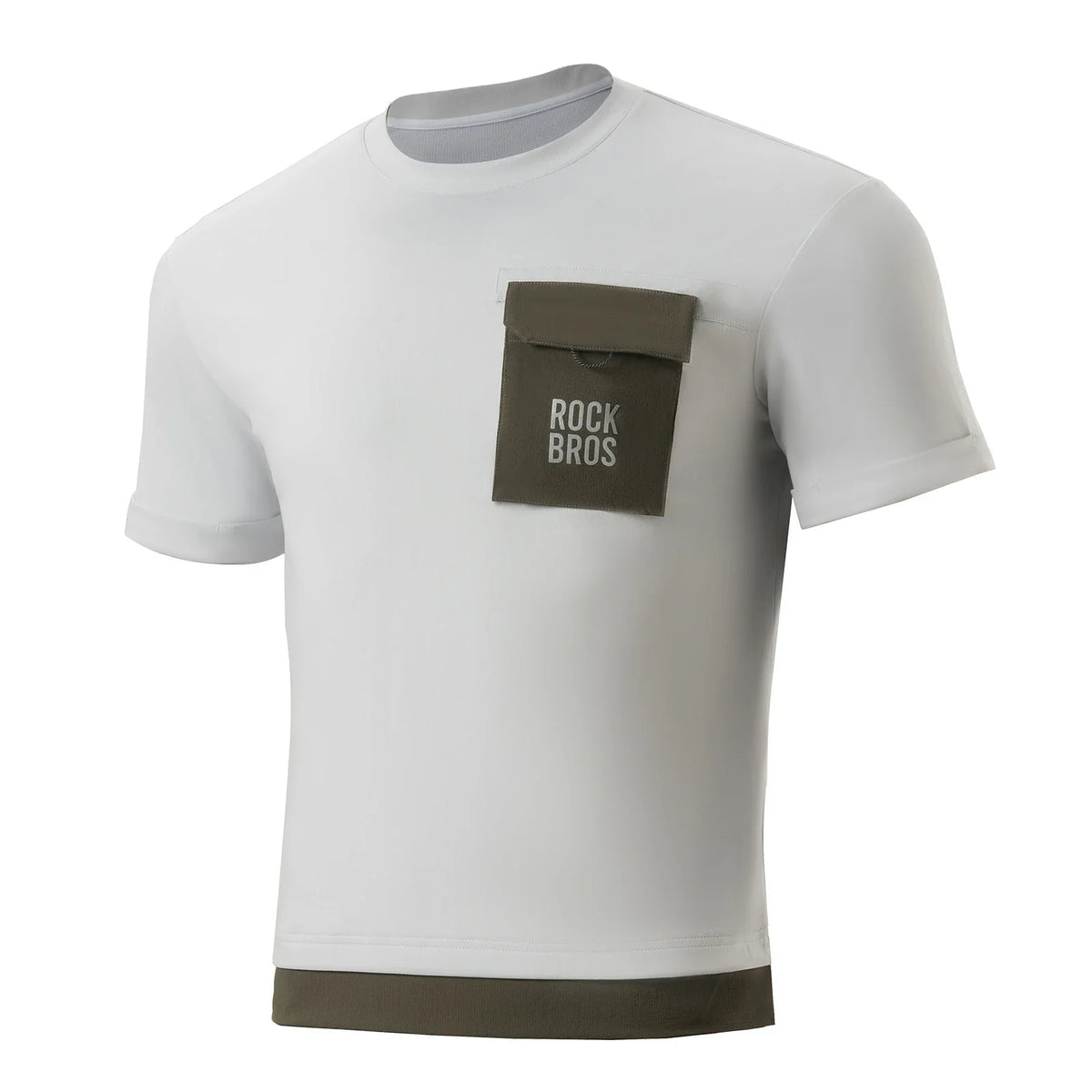 ROCKBROS Mountainbike Radtrikot Kurzarm Herren mit Magnet Brusttasche