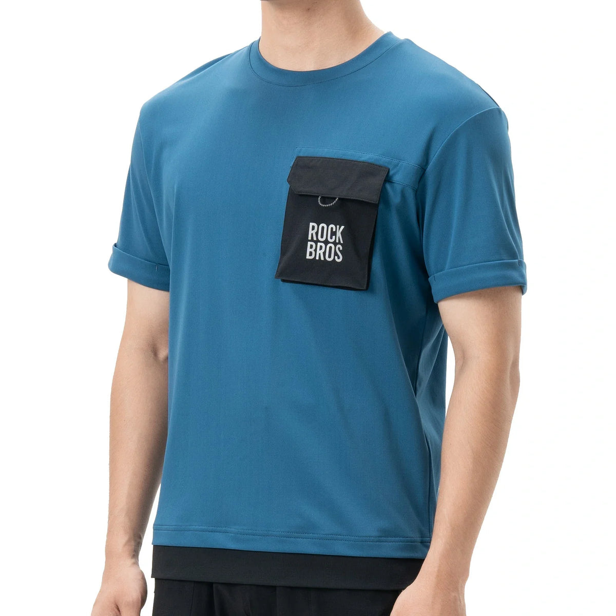 ROCKBROS Mountainbike Radtrikot Kurzarm Herren mit Magnet Brusttasche