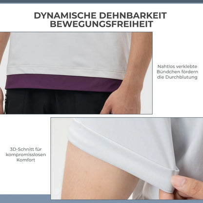 ROCKBROS Mountainbike Radtrikot Kurzarm Herren mit Magnet Brusttasche
