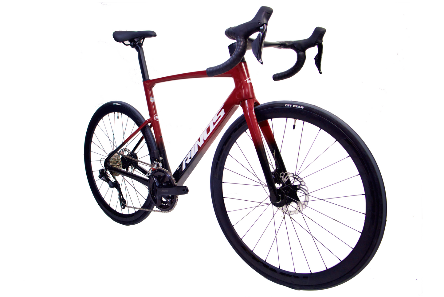 RINOS Carbon-Rennrad 700C Shimano 105 Di2 R7150, 24-Gang, Odin 6.0