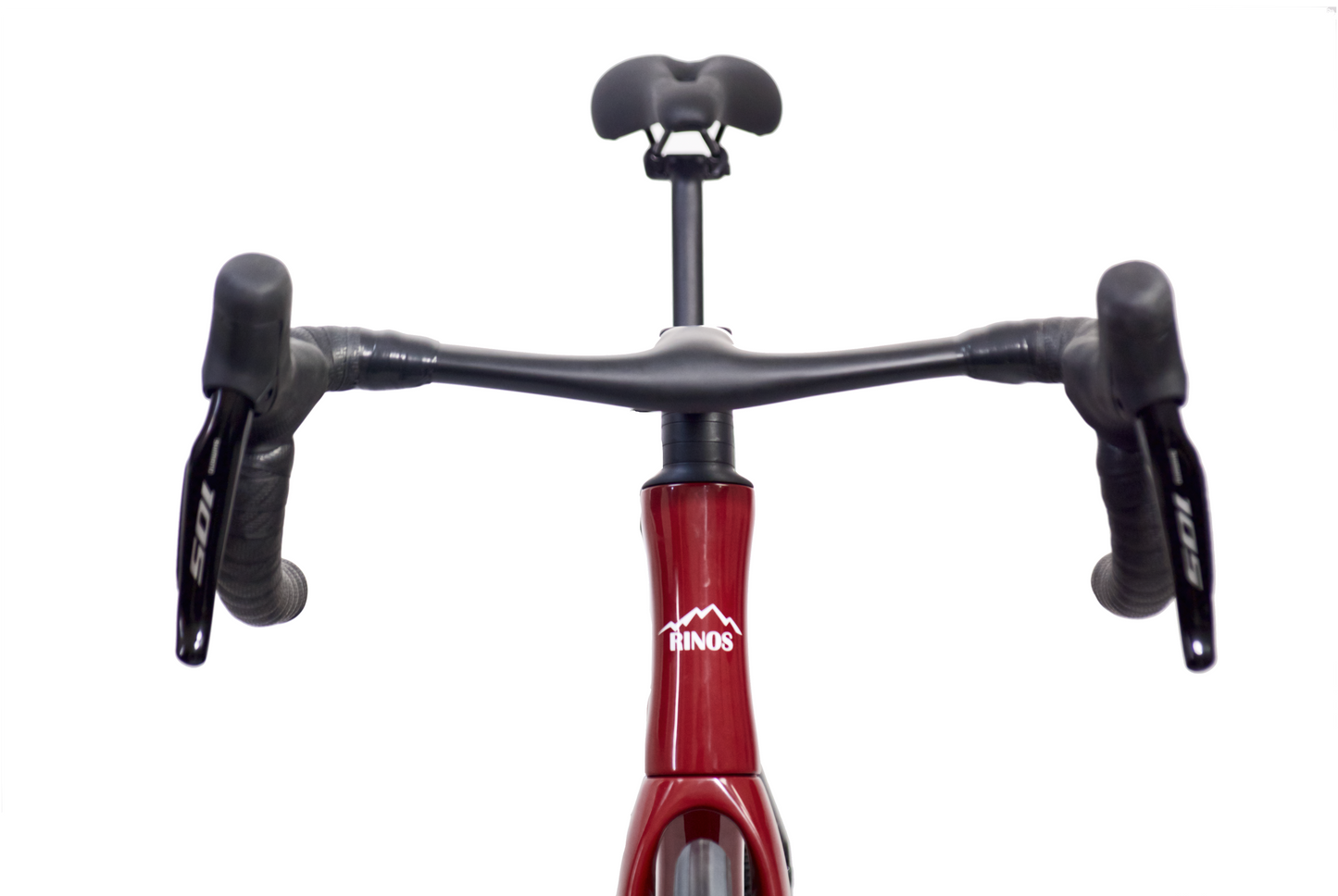 RINOS Carbon-Rennrad 700C Shimano 105 Di2 R7150, 24-Gang, Odin 6.0