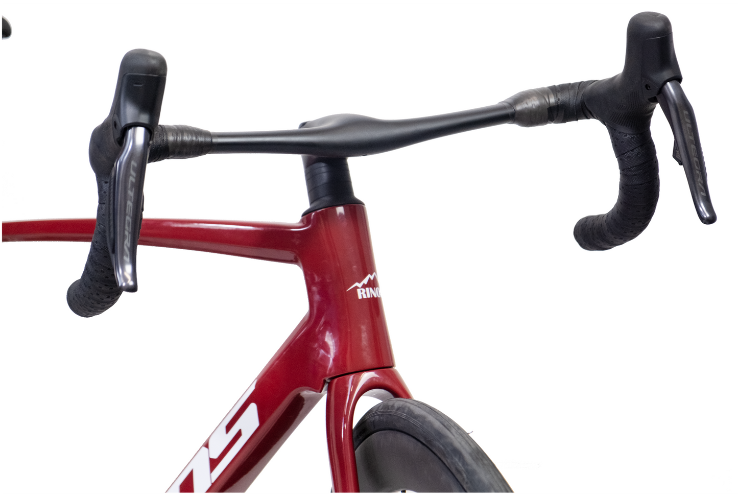 RINOS Carbon Rennrad Odin7.1 Shimano Ultegra Di2 Rot XS mit Carbonlaufrädern – 24 Gänge