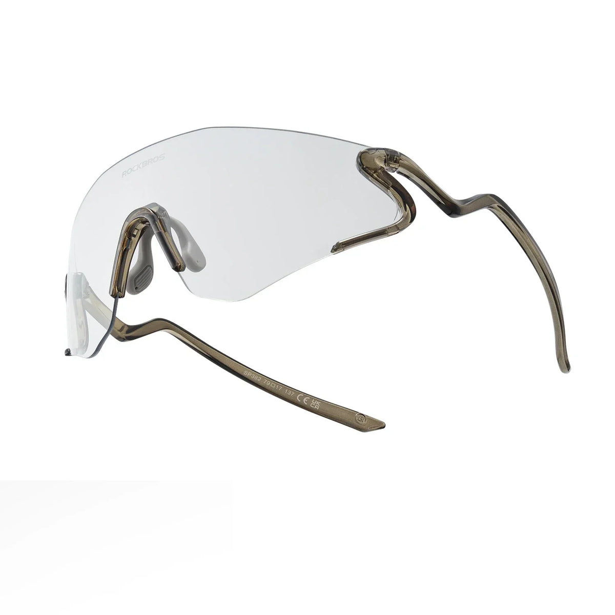 ROCKBROS Photochrome Fahrradbrille mit UV400 Schutz