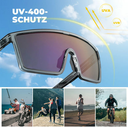 ROCKBROS Polarisiert Fahrradbrille, UV400 mit TR90 Rahmen
