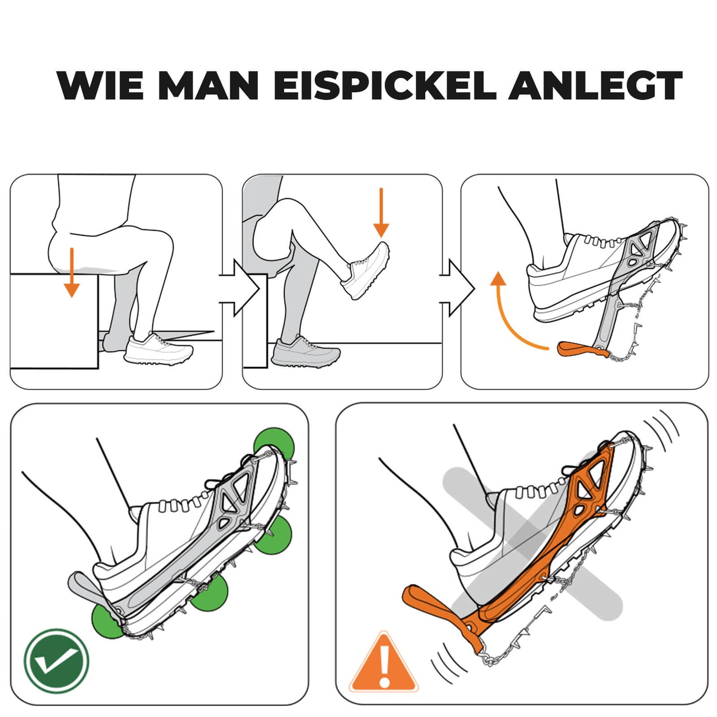 Leichtgewichtige Eispickel für Wander Qunature