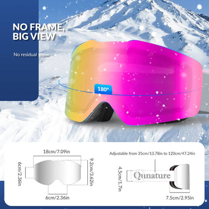UV400 Antifog Skibrille Qunature