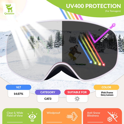 OTG Anti-Fog Skibrille Unisex Qunature