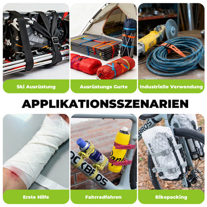 Universelle Outdoor-Spanngurte - Verlängerbar & Extrem Belastbar Qunature
