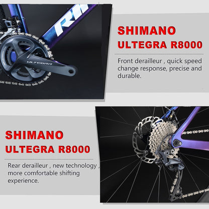 RINOS Carbon Rennrad 700C Shimano Ultegra R8000 22 Gänge Odin5.0