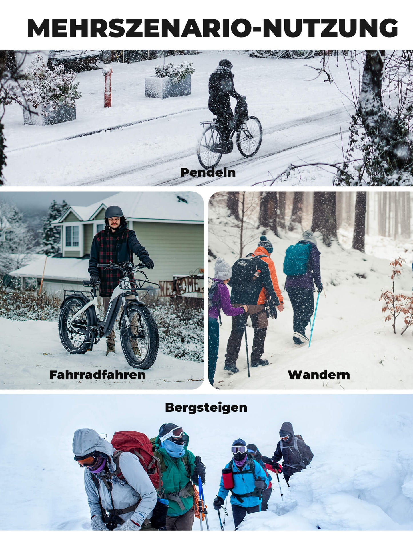 Beheizbare Fahrradjacke mit Typ-C-Anschluss ROCKBROS