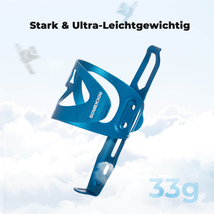 Fahrrad Flaschenhalter Ultra-Leicht - 33g Alu-Legierung für MTB/Rennrad ROCKBROS