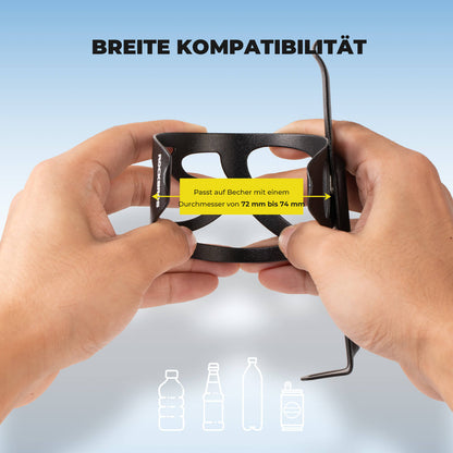 Fahrrad Flaschenhalter Ultra-Leicht - 33g Alu-Legierung für MTB/Rennrad ROCKBROS
