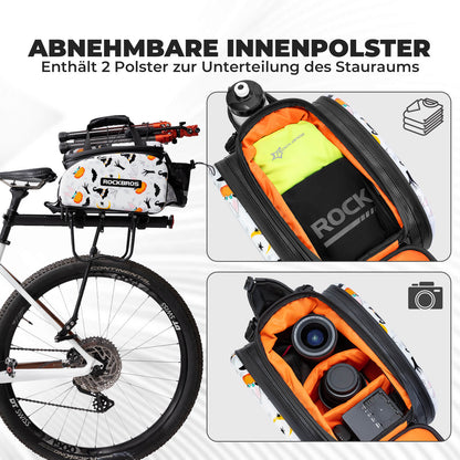 Fahrrad Gepäckträgertasche 17-35L mit Regenhülle ROCKBROS