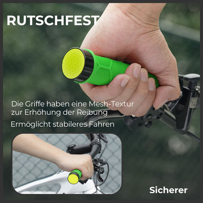 ROCKBROS Fahrrad Lenkergriffe Doppelverschluss für 22,2mm Lenke