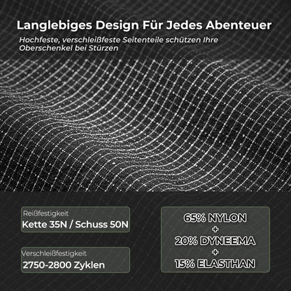 Fahrrad Trägerhose Hochfest & Atmungsaktiv mit 5 Taschen ROCKBROS