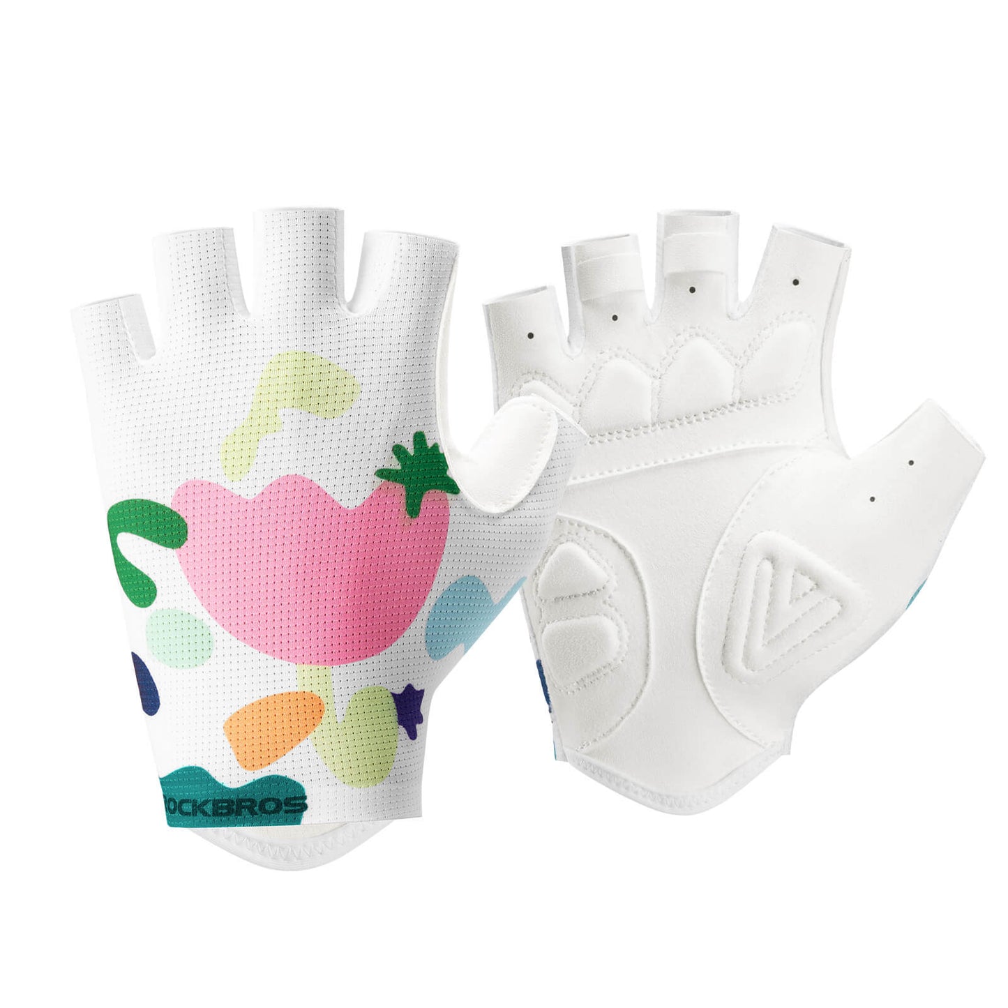 Fahrradhandschuhe Halbfinger SBR Atmungsaktiv ROCKBROS