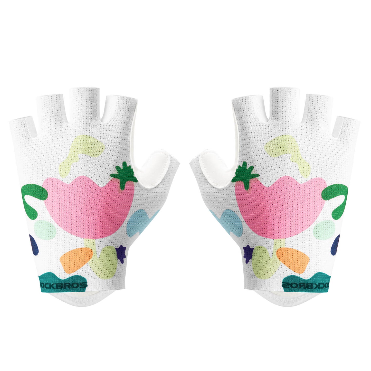 Fahrradhandschuhe Halbfinger SBR Atmungsaktiv ROCKBROS