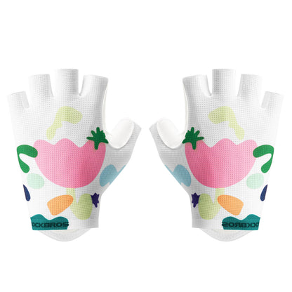 Fahrradhandschuhe Halbfinger SBR Atmungsaktiv ROCKBROS