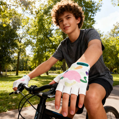 Fahrradhandschuhe Halbfinger SBR Atmungsaktiv ROCKBROS