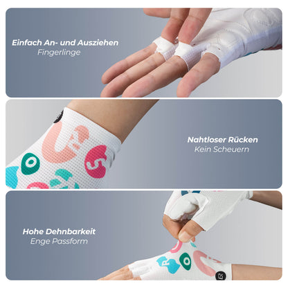 Fahrradhandschuhe Halbfinger SBR Atmungsaktiv ROCKBROS