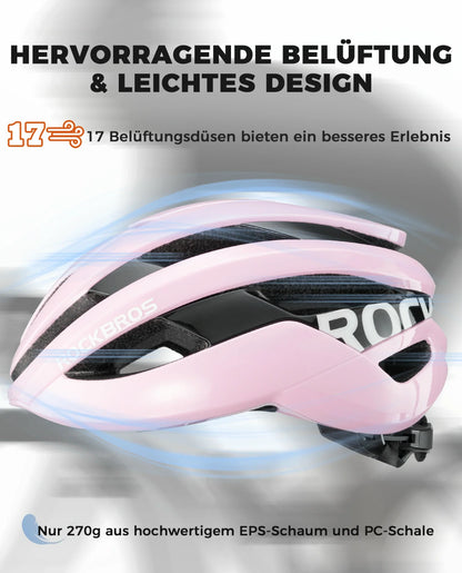 ROCKBROS Fahrradhelm Sport Mountainbike Schutzhelm Atmungsaktiv 54-58cm