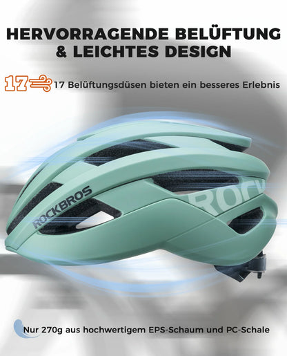 ROCKBROS Fahrradhelm Sport Mountainbike Schutzhelm Atmungsaktiv 54-58cm
