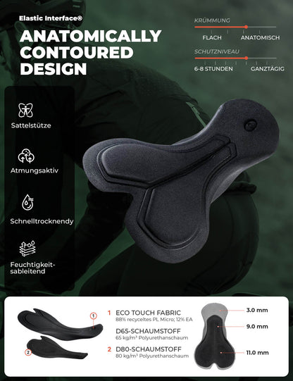 Fahrradhose Lange Radlerhose Gepolstert Atmungsaktiv Herren ROCKBROS