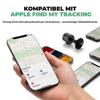 Fahrradklingel Elektrisch 120dB Ton IPX5 Wasserschutz Smartphone Tracking ROCKBROS