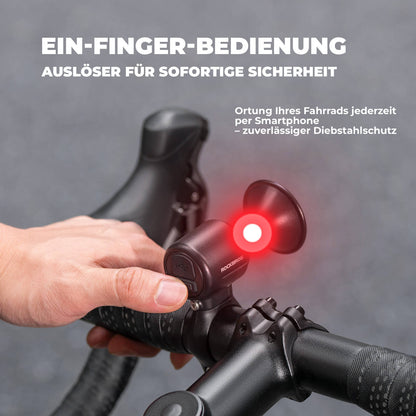 Fahrradklingel Elektrisch 120dB Ton IPX5 Wasserschutz Smartphone Tracking ROCKBROS