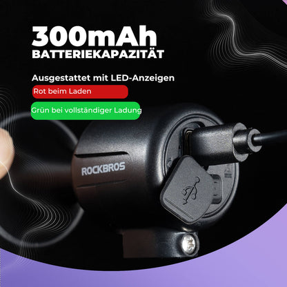 Fahrradklingel Elektrisch 120dB für 22,2/25,4/31.8 mm Lenker ROCKBROS