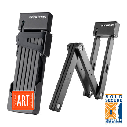 Faltschloss Fahrradschloss 104 cm Faltbares ROCKBROS