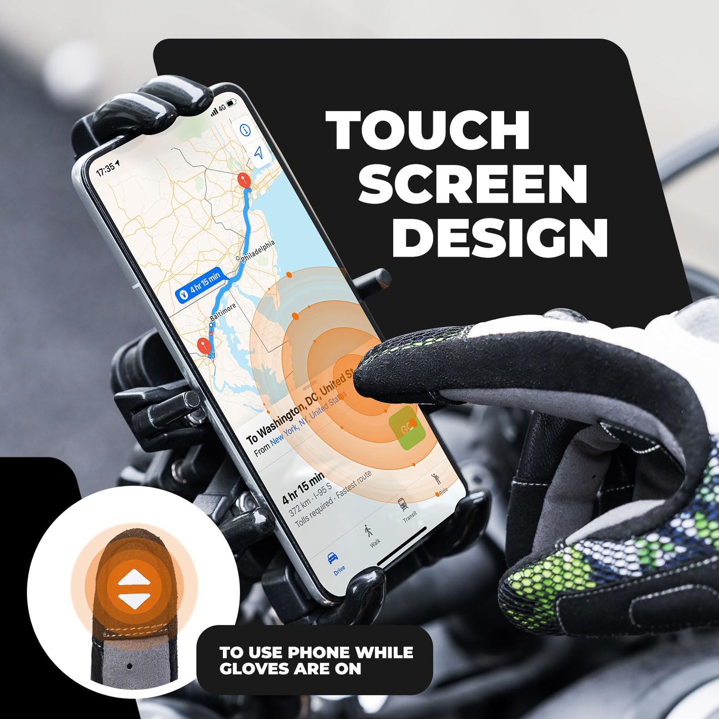 Handschuhe Herren Damen Touchscreen Winter ROCKBROS