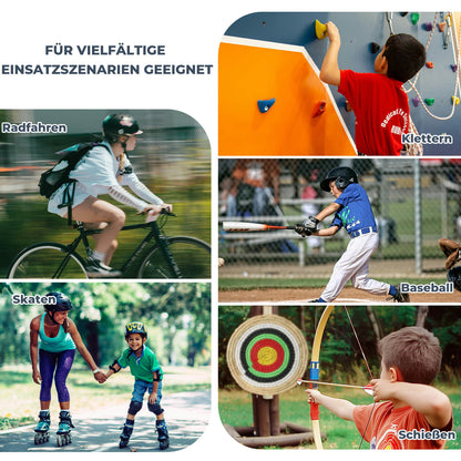 Kinder Fahrradhandschuhe Atmungsaktiv & Rutschfest Mit SBR-Schutz ROCKBROS