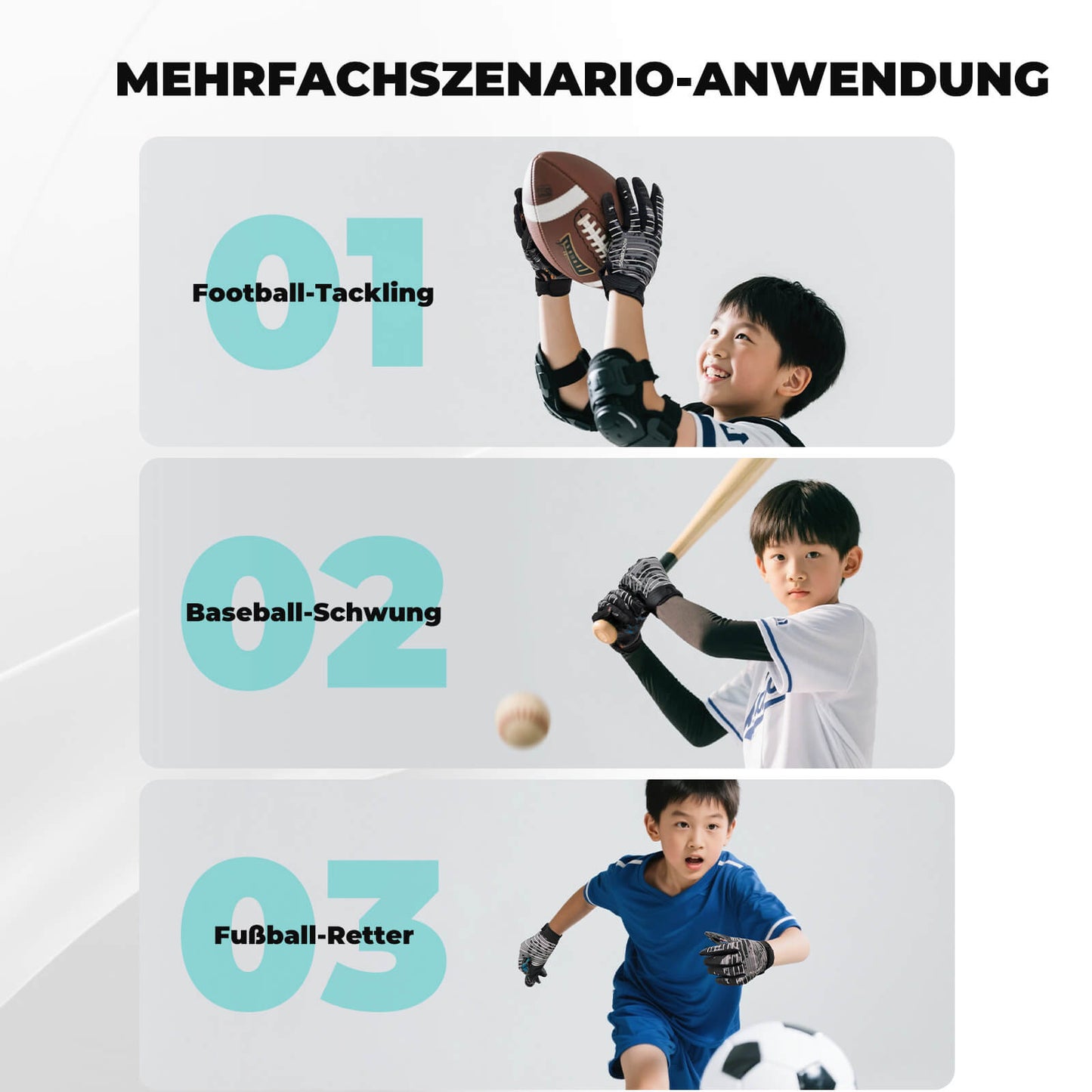 Kinder-Profisport-Handschuhe Atmungsaktiv Elastisch ROCKBROS