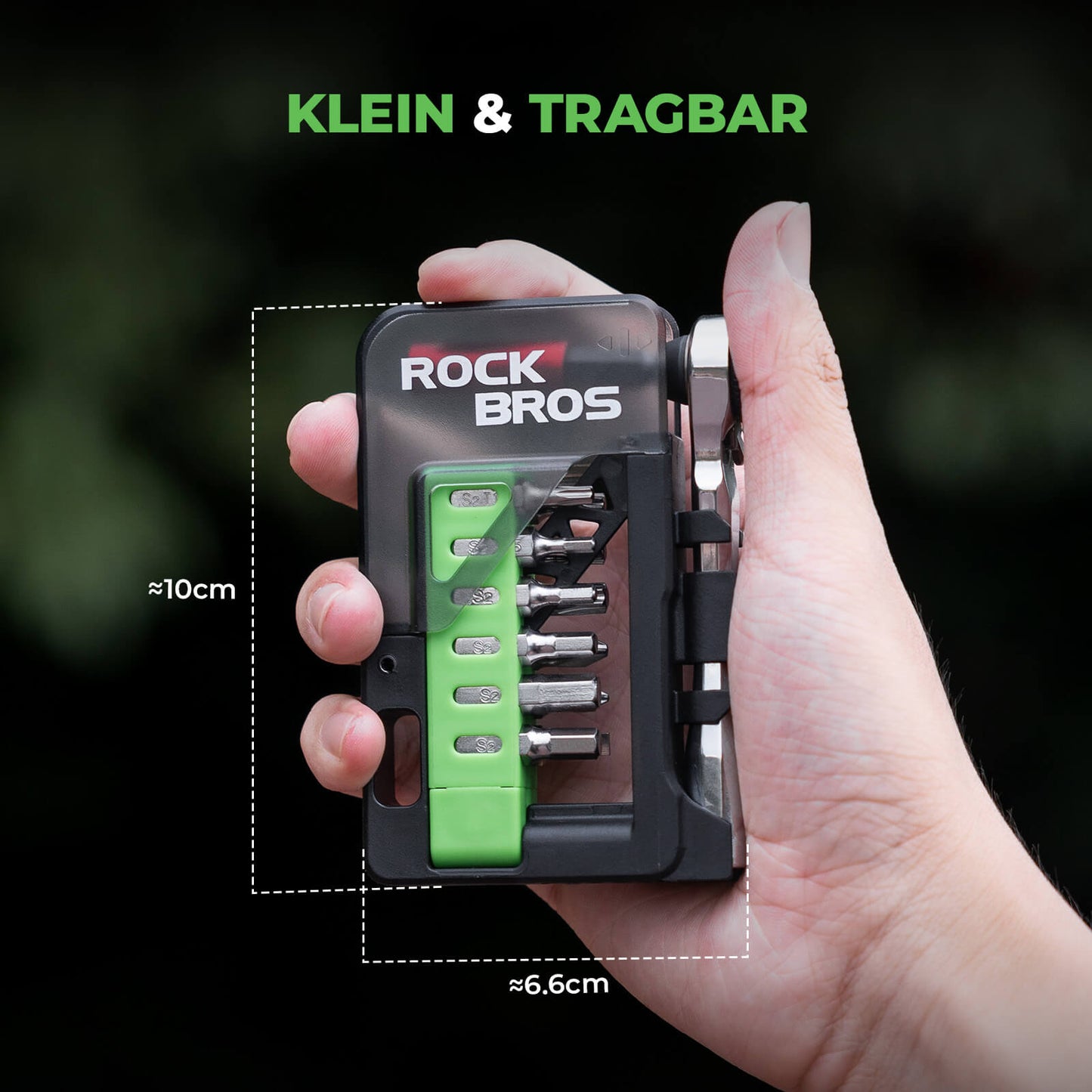 Magnetisches Fahrradwerkzeugset mit Ratschenschlüssel ROCKBROS