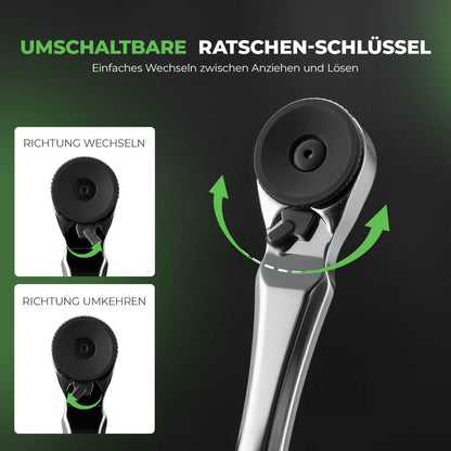 Magnetisches Fahrradwerkzeugset mit Ratschenschlüssel ROCKBROS